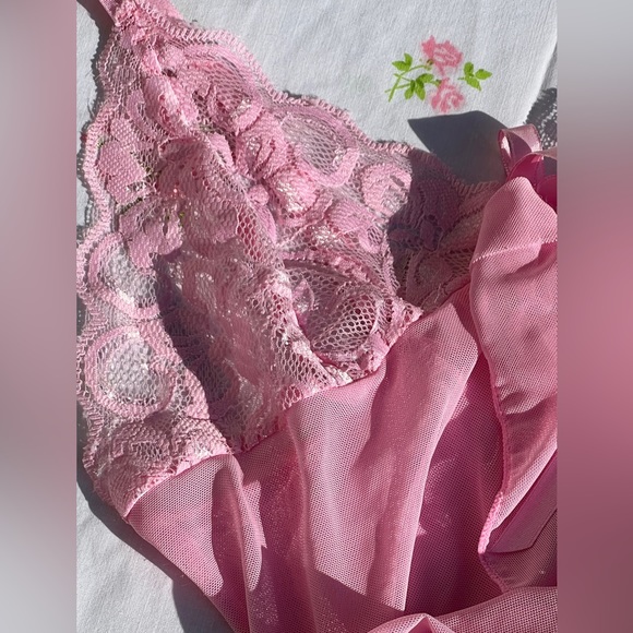 Y2K Fun Flirt Baby Doll Lace and Mesh Top or Lingerie| Mint Condition - Picture 6 of 6